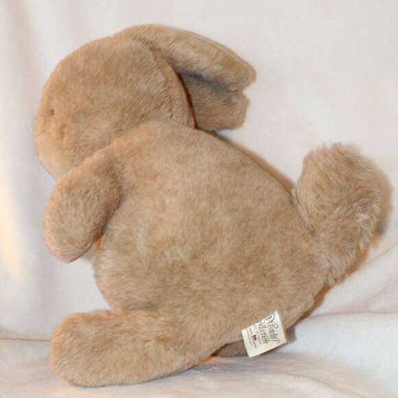 Vtg. Rare Westcliff Collection brown easter bunny rabbit pink nose Plush - Picture 5 of 10